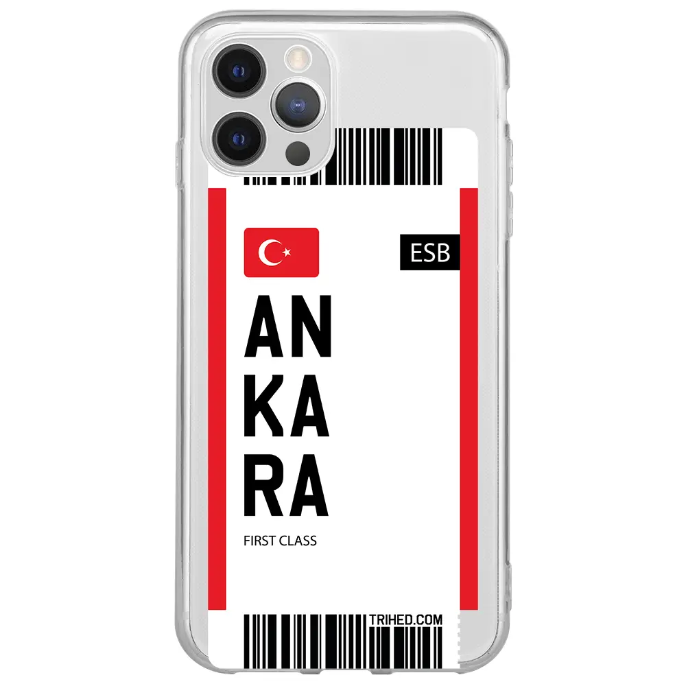 Apple iPhone 12 Pro Şeffaf Telefon Kılıfı - Ankara Bileti