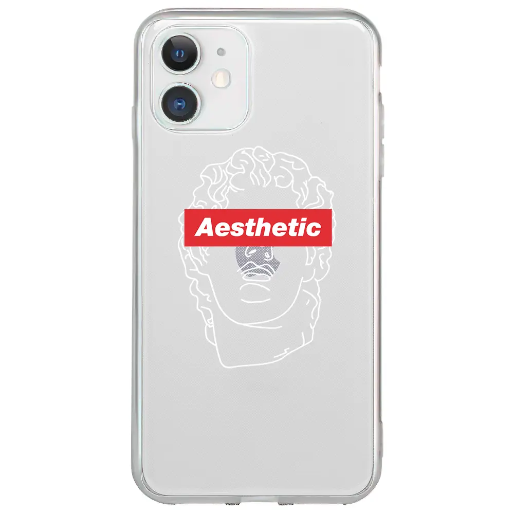 Apple iPhone 12 Şeffaf Telefon Kılıfı - Aesthetic