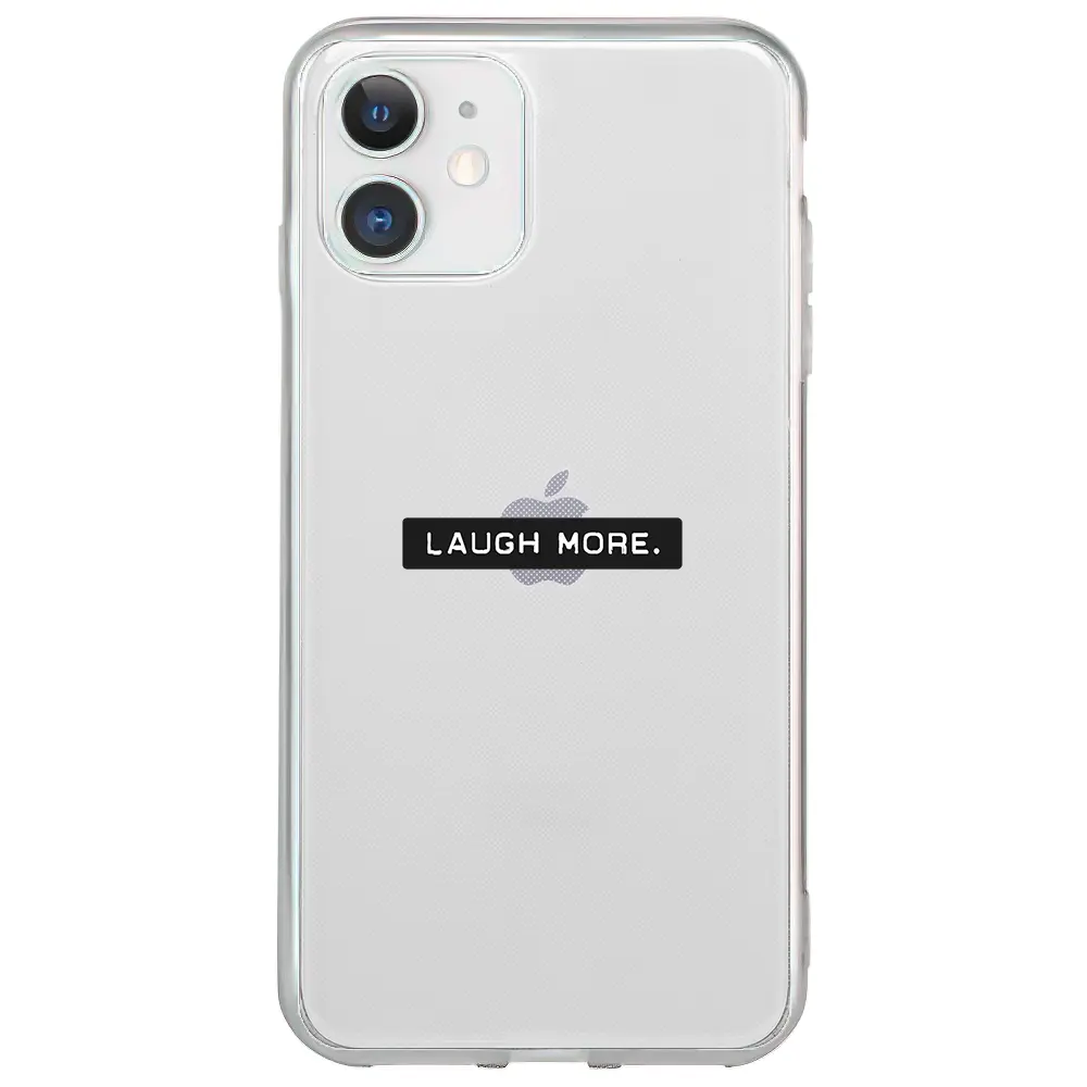 Apple iPhone 12 Şeffaf Telefon Kılıfı - Laugh More