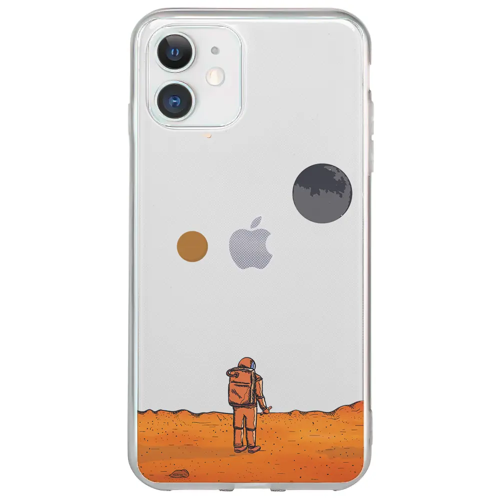 Apple iPhone 12 Şeffaf Telefon Kılıfı - Mars