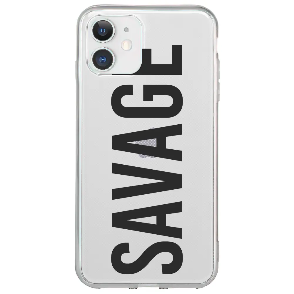 Apple iPhone 12 Şeffaf Telefon Kılıfı - Savage