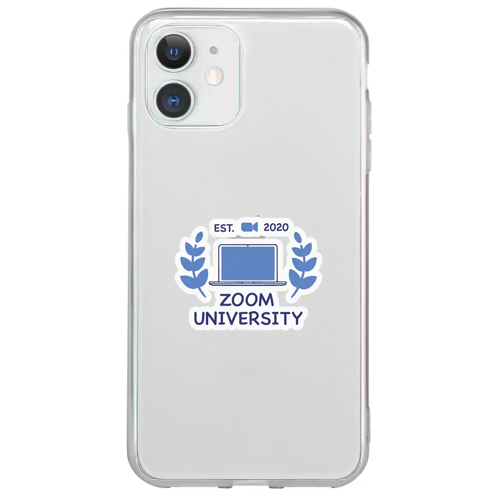 Apple iPhone 12 Şeffaf Telefon Kılıfı - Zoom Üniversitesi