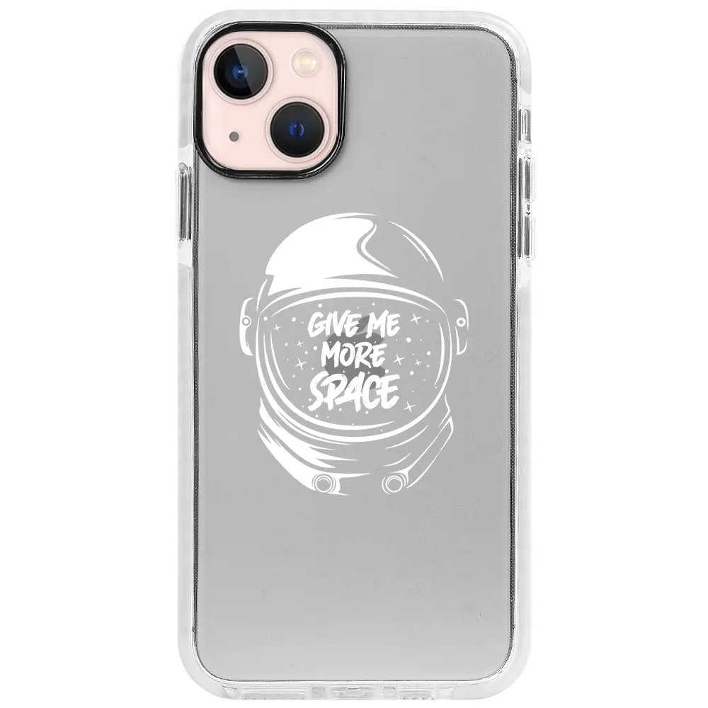 Apple iPhone 13 Beyaz Impact Premium Telefon Kılıfı - Give Me More