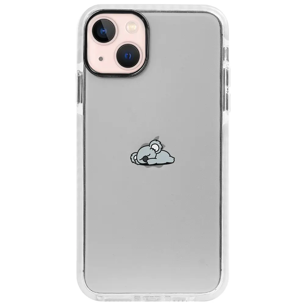 Apple iPhone 13 Beyaz Impact Premium Telefon Kılıfı - Koala