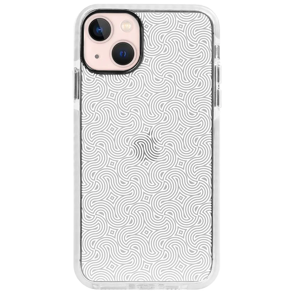 Apple iPhone 13 Beyaz Impact Premium Telefon Kılıfı - Loop