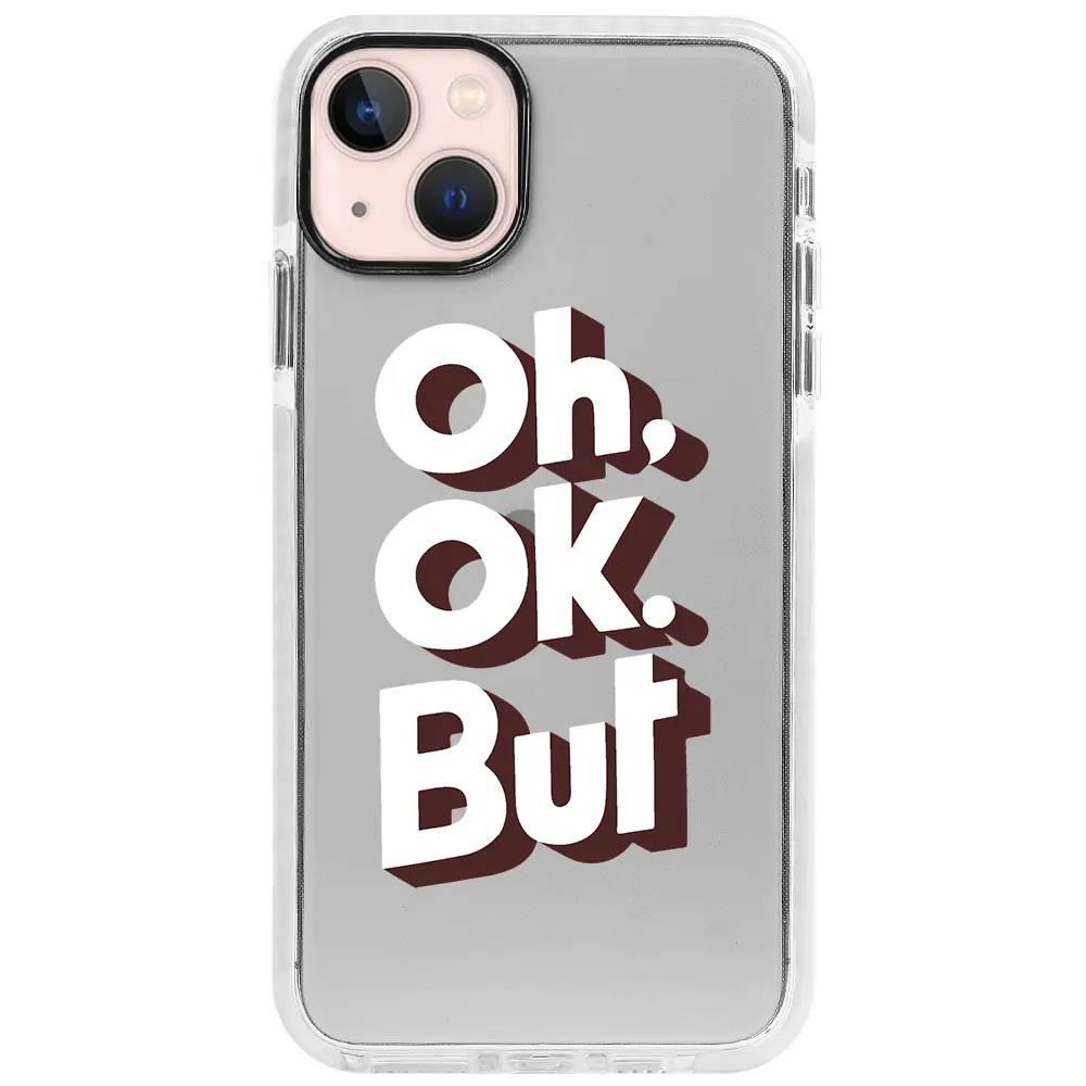 Apple iPhone 13 Beyaz Impact Premium Telefon Kılıfı - OH. OK.