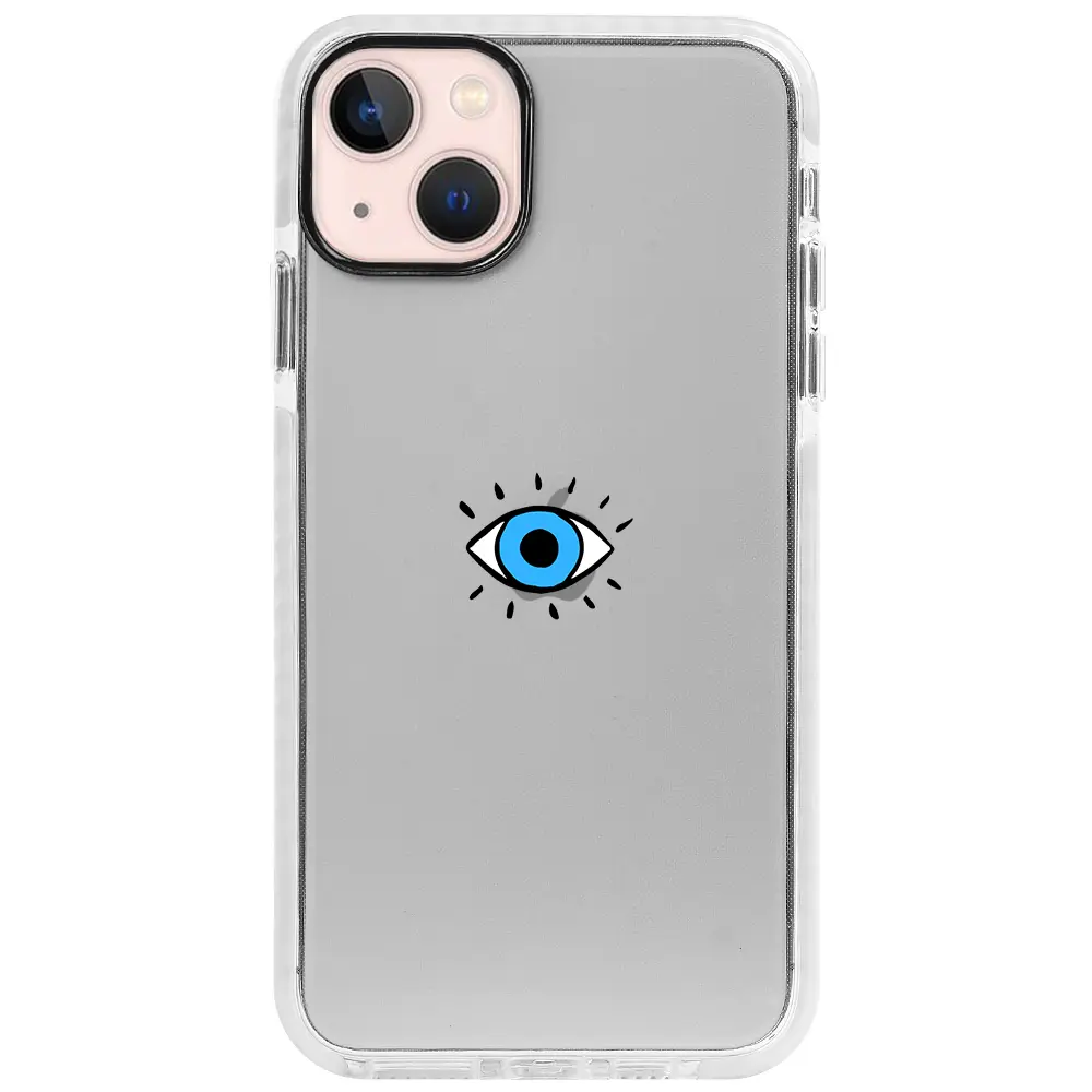 Apple iPhone 13 Beyaz Impact Premium Telefon Kılıfı - One Eye