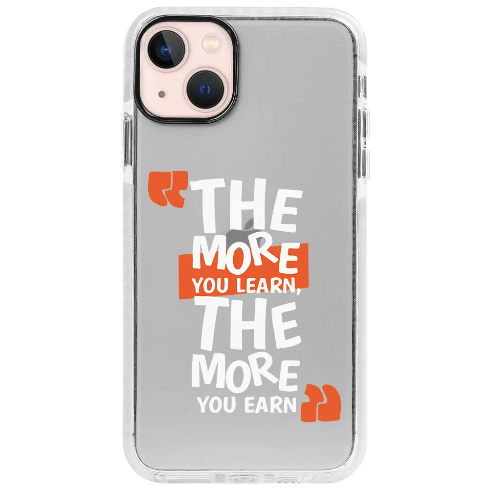 Apple iPhone 13 Beyaz Impact Premium Telefon Kılıfı - The More