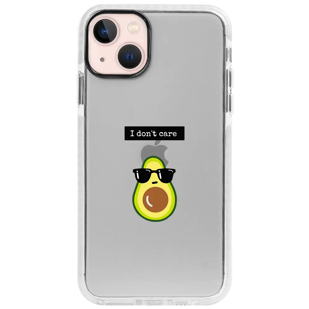 Apple iPhone 13 Mini Beyaz Impact Premium Telefon Kılıfı - Thug Avokado