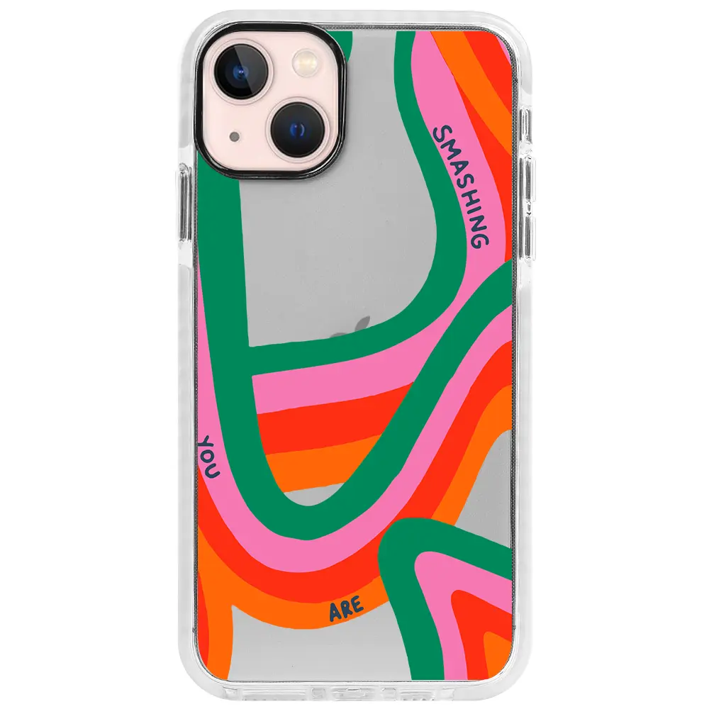 Apple iPhone 13 Mini Beyaz Impact Premium Telefon Kılıfı - You are Colors