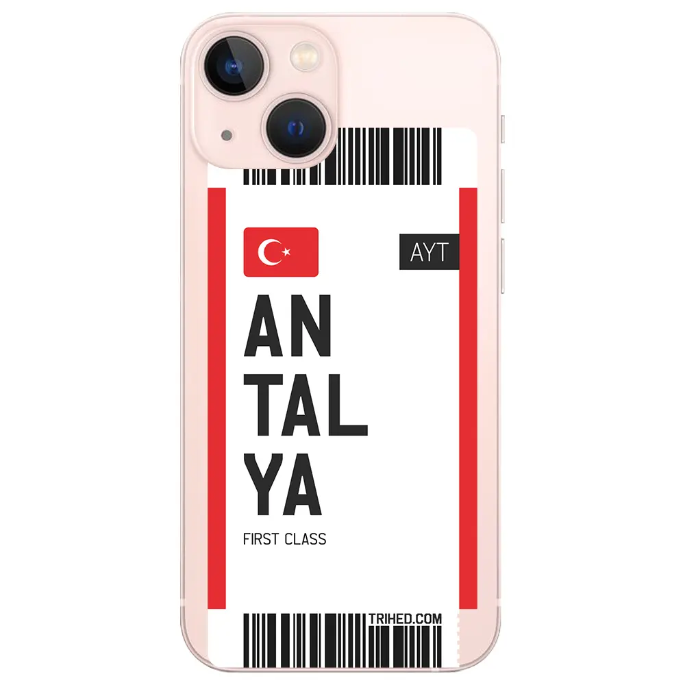Apple iPhone 13 Mini Şeffaf Telefon Kılıfı - Antalya Bileti