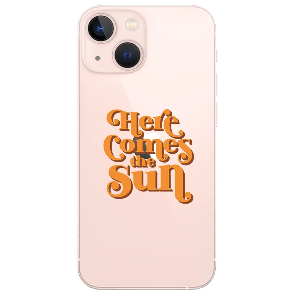Apple iPhone 13 Mini Şeffaf Telefon Kılıfı - Comes the Sun