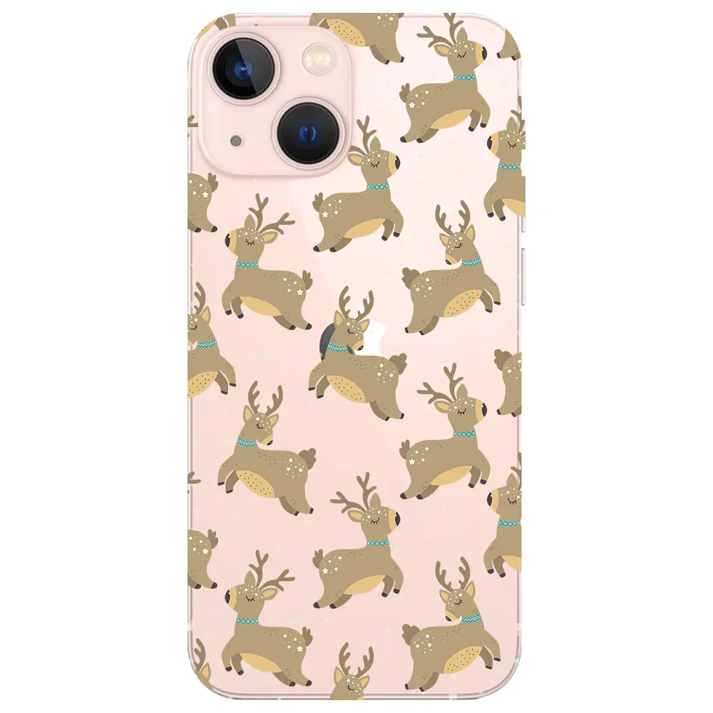 Apple iPhone 13 Mini Şeffaf Telefon Kılıfı - Dear Deer