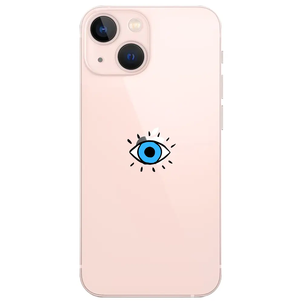 Apple iPhone 13 Mini Şeffaf Telefon Kılıfı - One Eye
