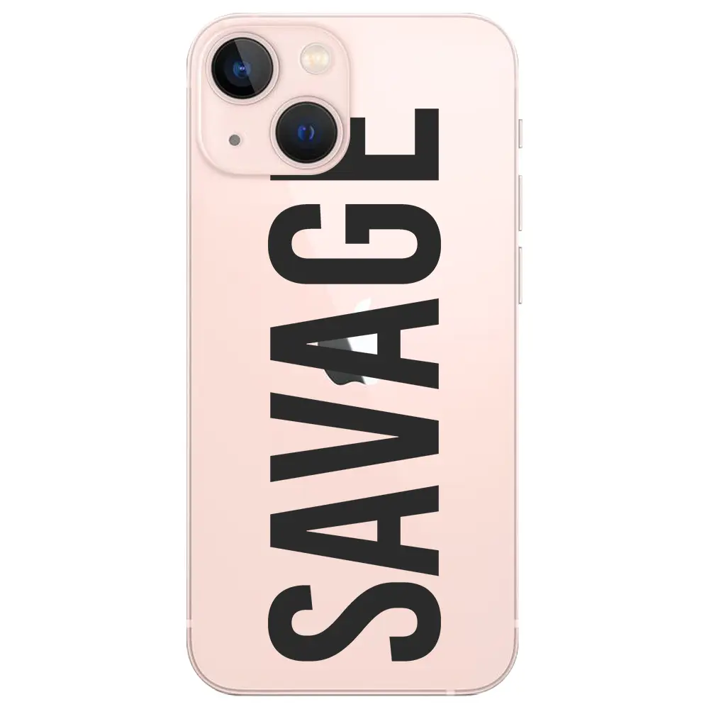 Apple iPhone 13 Mini Şeffaf Telefon Kılıfı - Savage