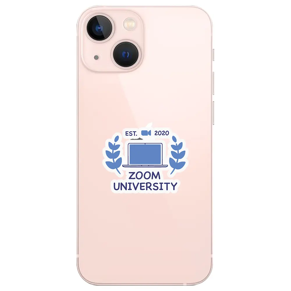 Apple iPhone 13 Mini Şeffaf Telefon Kılıfı - Zoom Üniversitesi