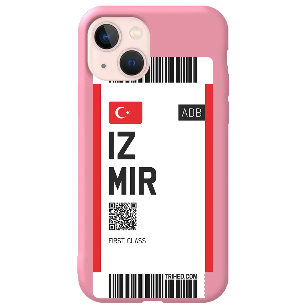 Apple iPhone 13 Pembe Renkli Silikon Telefon Kılıfı - İzmir Bileti