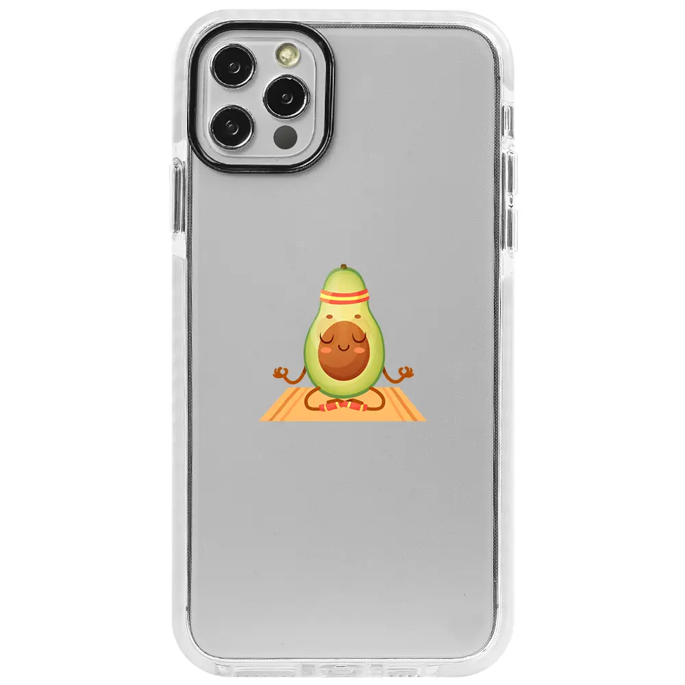 Apple iPhone 13 Pro Beyaz Impact Premium Telefon Kılıfı - Yogacado Avokado