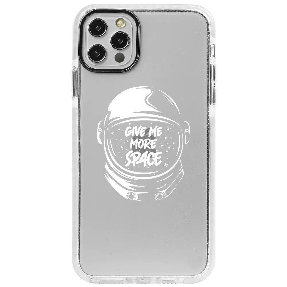 Apple iPhone 13 Pro Max Beyaz Impact Premium Telefon Kılıfı - Give Me More