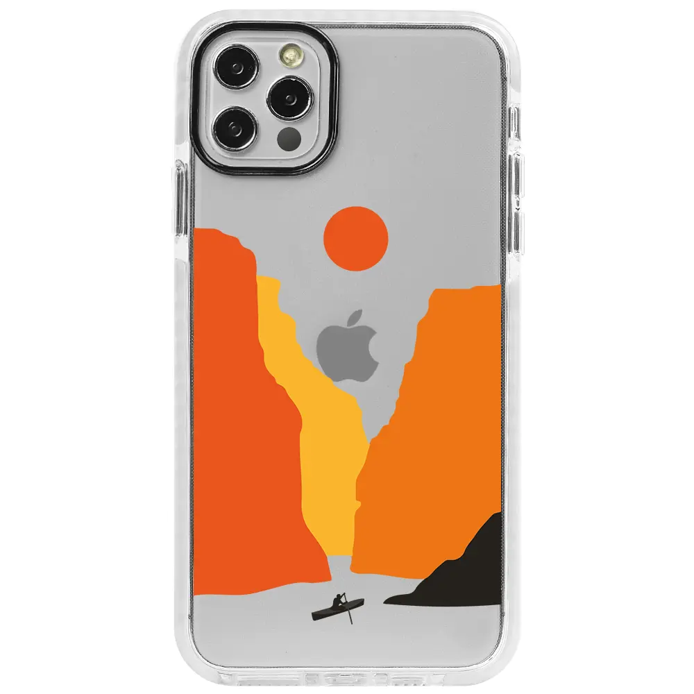 Apple iPhone 13 Pro Max Beyaz Impact Premium Telefon Kılıfı - Manzara 3