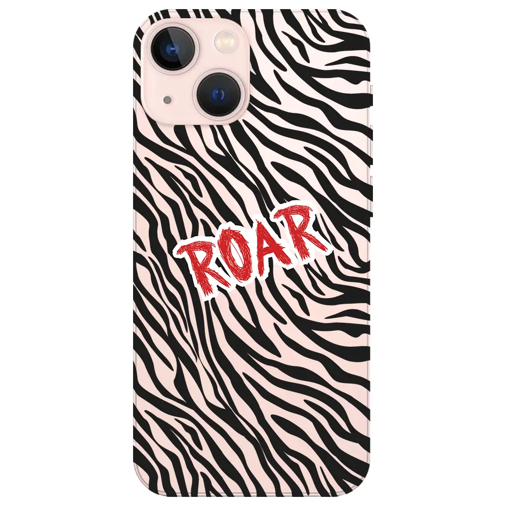 Apple iPhone 13 Şeffaf Telefon Kılıfı - Roar