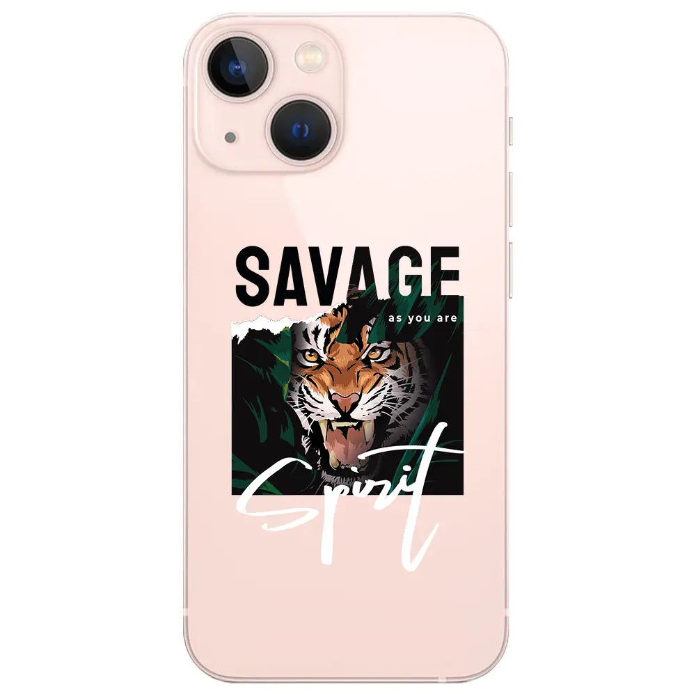 Apple iPhone 13 Şeffaf Telefon Kılıfı - Savage 2