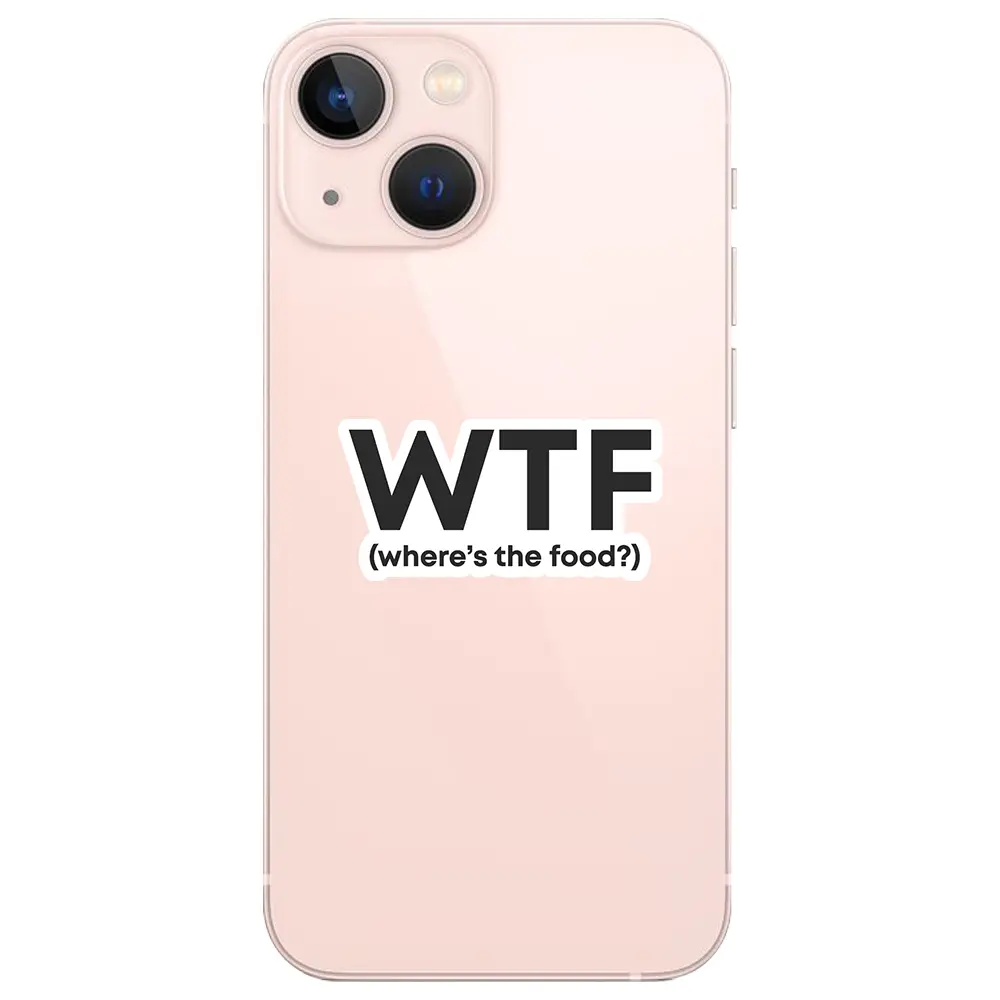 Apple iPhone 14 Plus Şeffaf Telefon Kılıfı - WTF