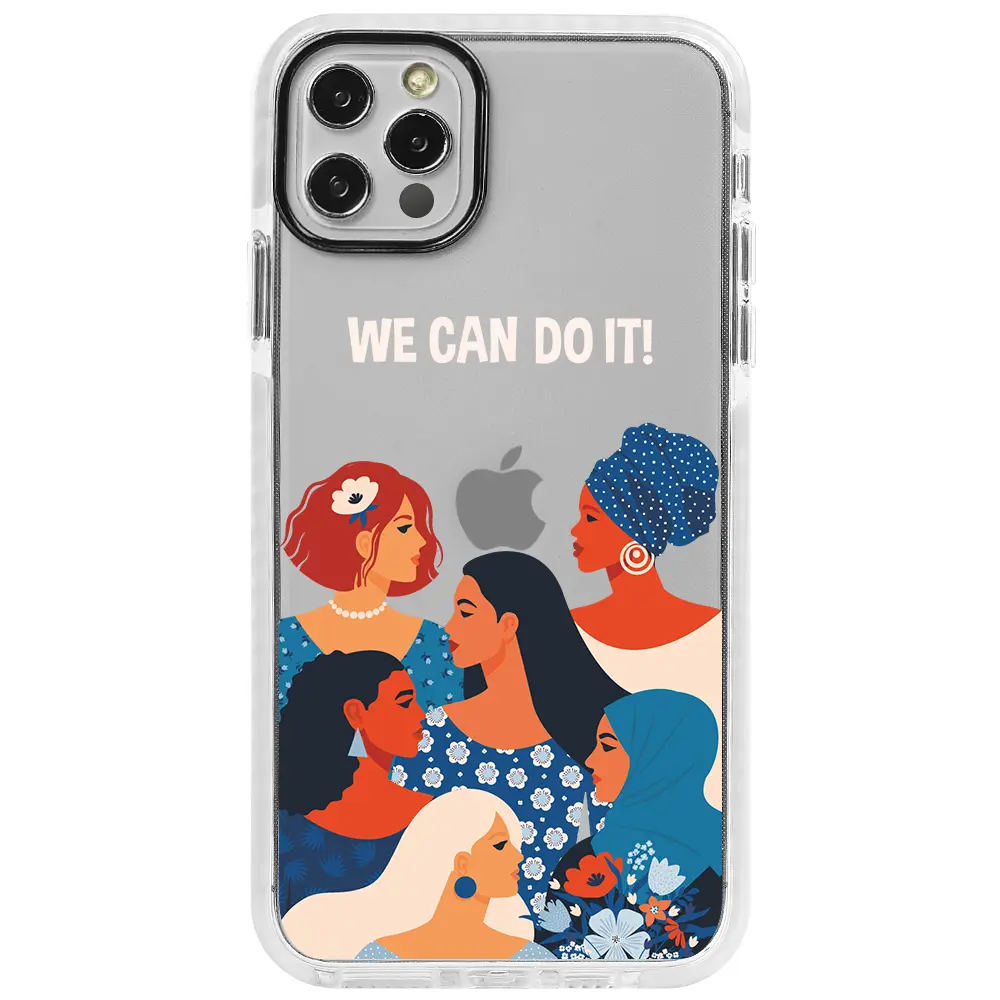 Apple iPhone 14 Pro Beyaz Impact Premium Telefon Kılıfı - We Can Do It! 2
