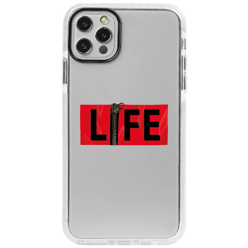 Apple iPhone 14 Pro Max Beyaz Impact Premium Telefon Kılıfı - Life