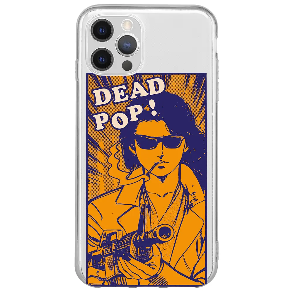 Apple iPhone 14 Pro Şeffaf Telefon Kılıfı - Dead Pop