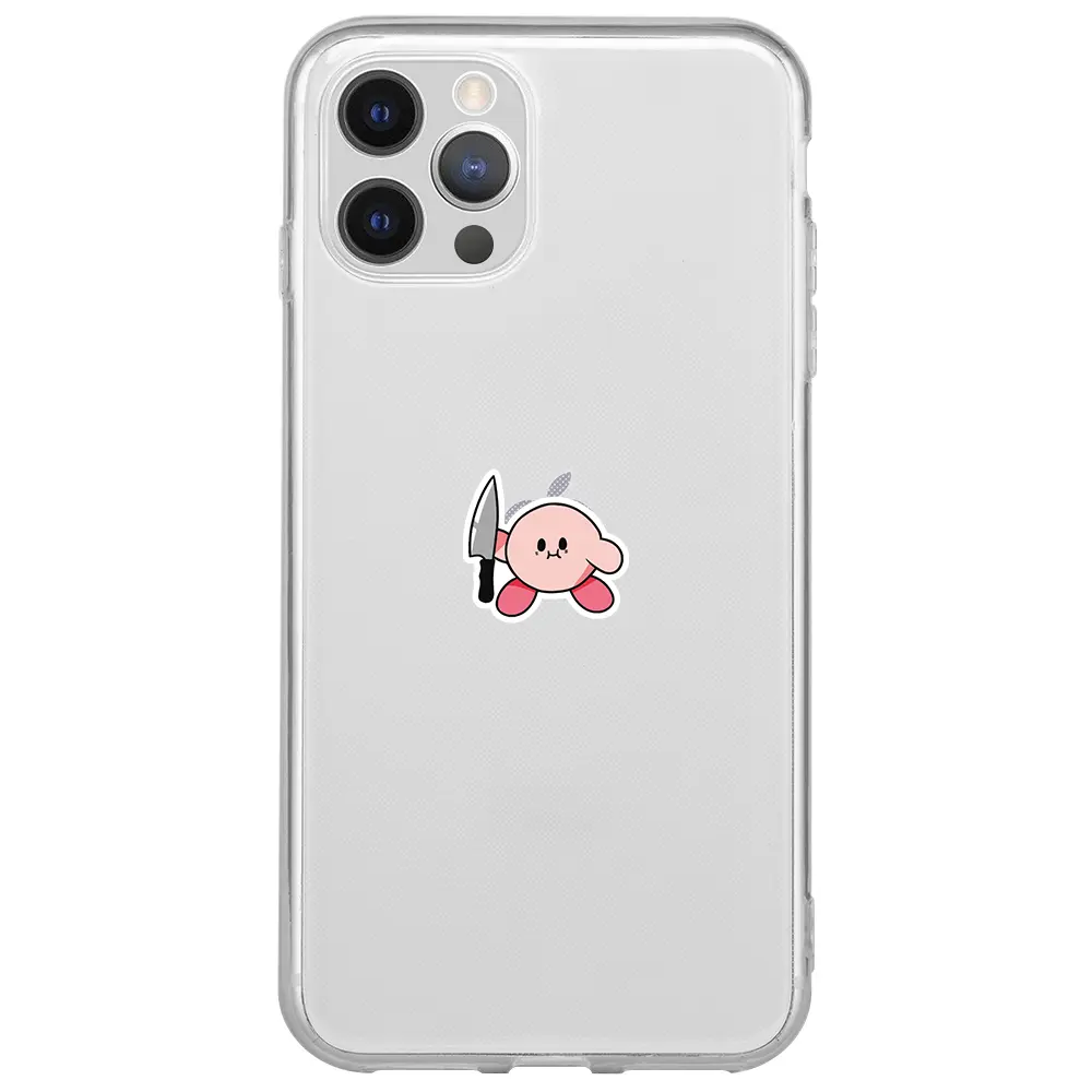 Apple iPhone 14 Pro Şeffaf Telefon Kılıfı - Kirby