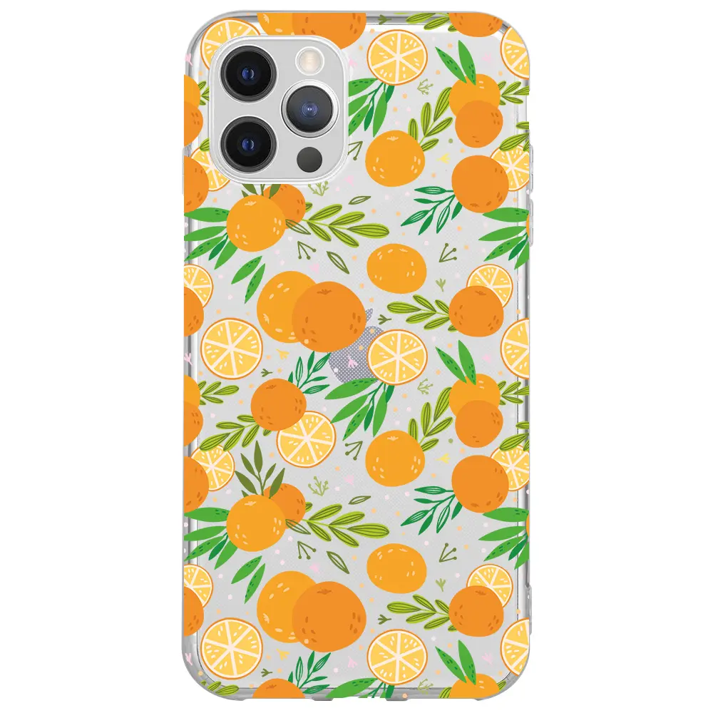 Apple iPhone 14 Pro Şeffaf Telefon Kılıfı - Portakal Bahçesi 2