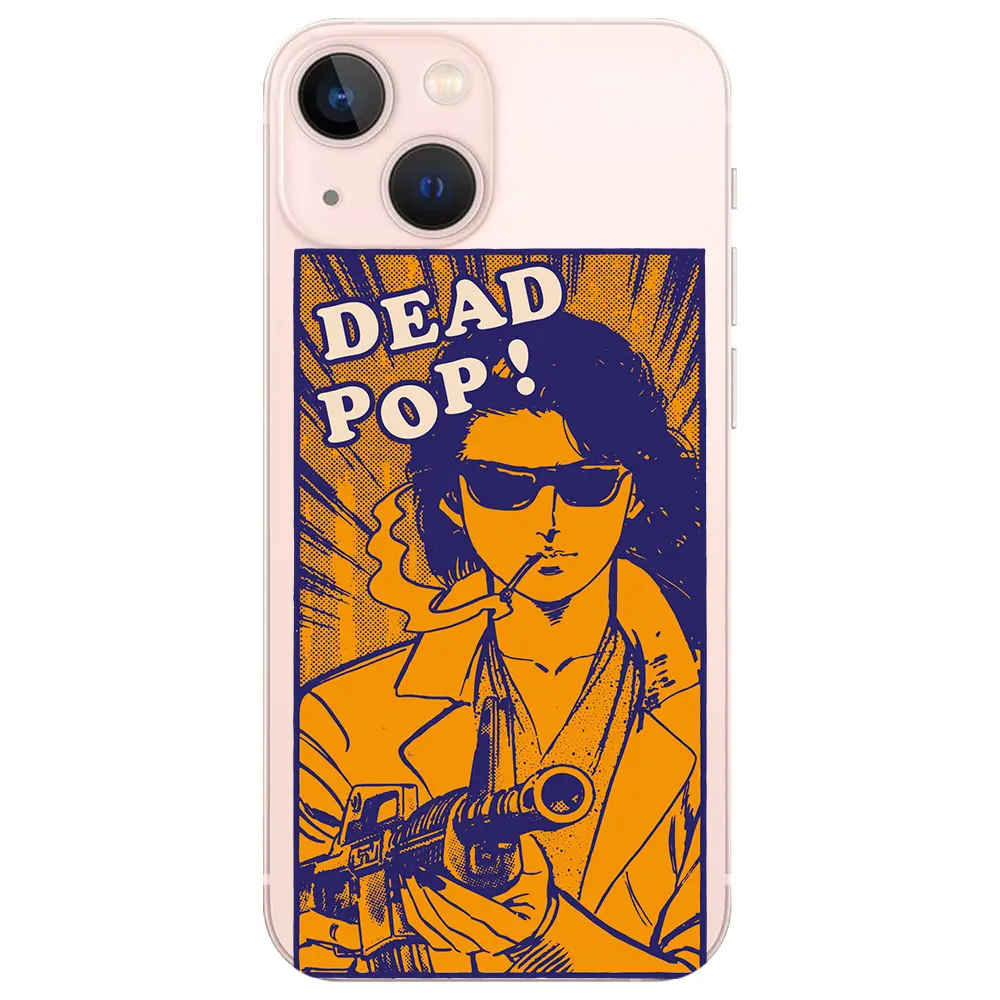 Apple iPhone 14 Şeffaf Telefon Kılıfı - Dead Pop