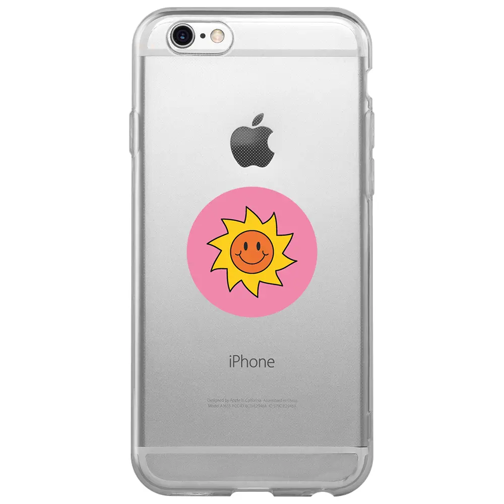 Apple iPhone 6 Plus Şeffaf Telefon Kılıfı - Sun