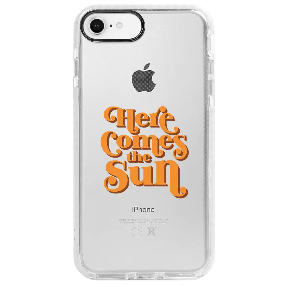 Apple iPhone 6S Beyaz Impact Premium Telefon Kılıfı - Comes the Sun