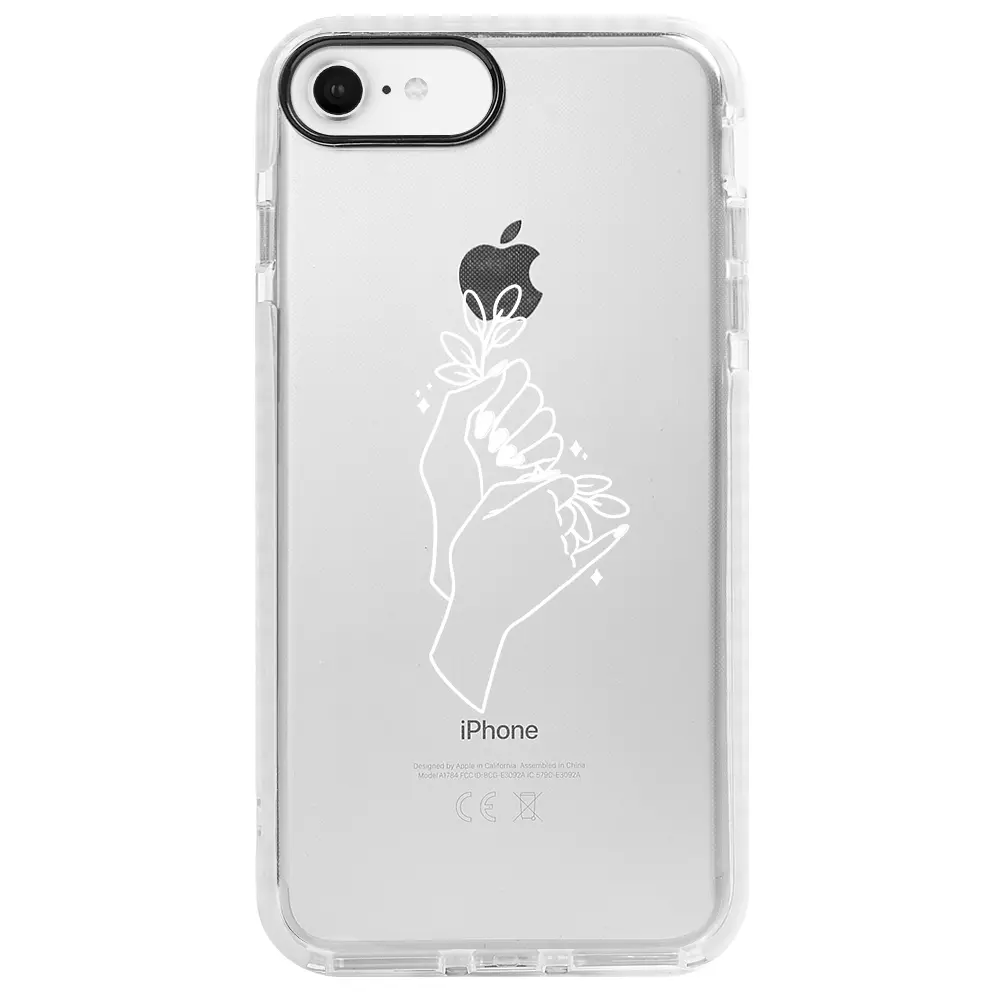 Apple iPhone 6S Beyaz Impact Premium Telefon Kılıfı - Eller 3