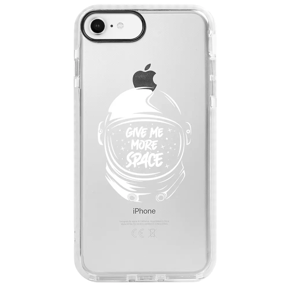Apple iPhone 6S Beyaz Impact Premium Telefon Kılıfı - Give Me More
