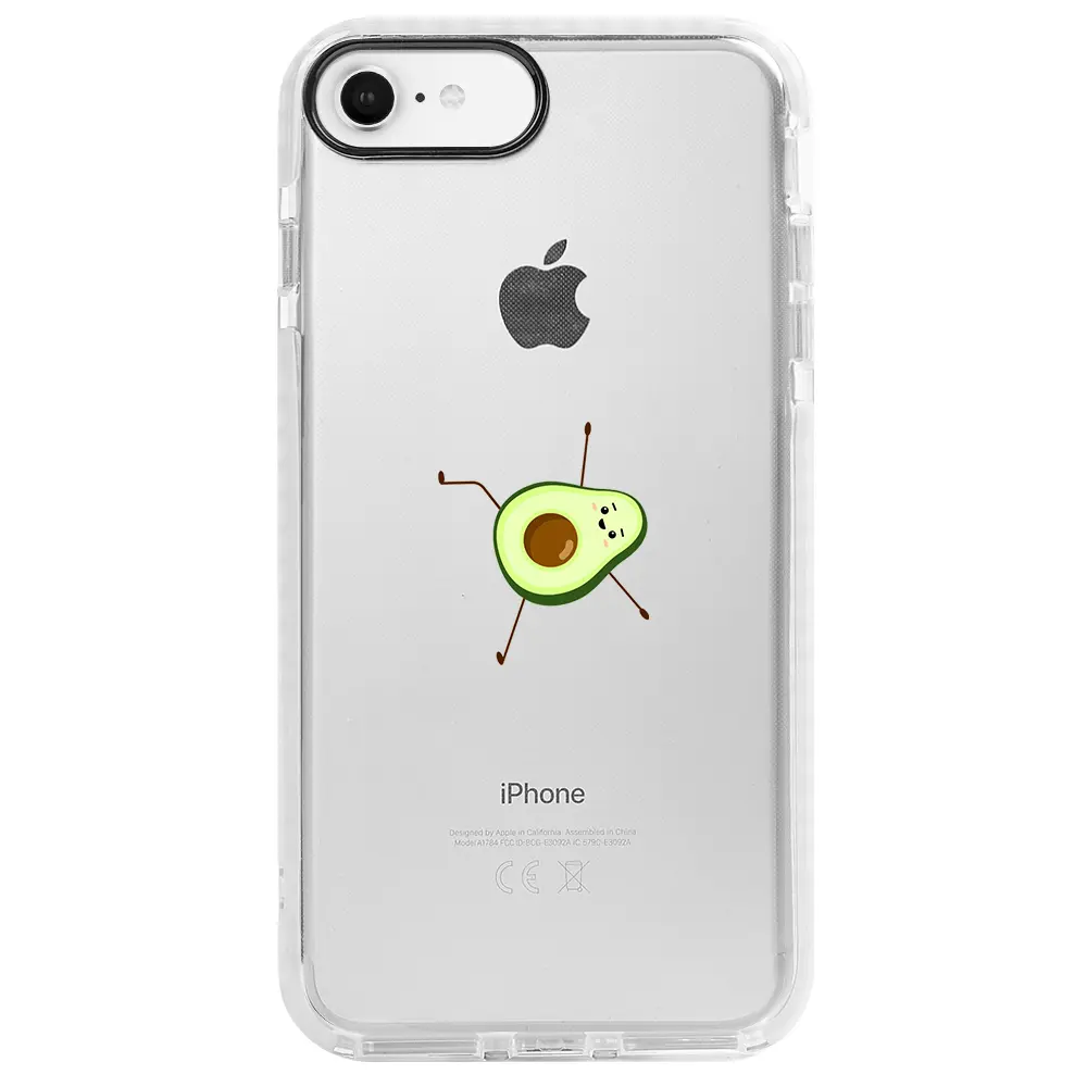 Apple iPhone 6S Beyaz Impact Premium Telefon Kılıfı - Lazy Avokado