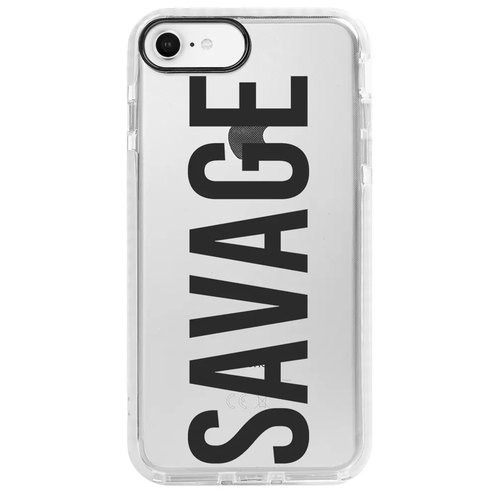 Apple iPhone 6S Beyaz Impact Premium Telefon Kılıfı - Savage