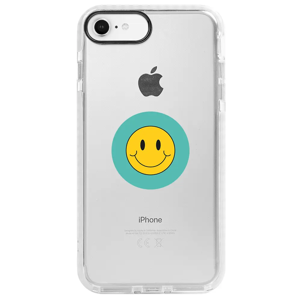 Apple iPhone 6S Beyaz Impact Premium Telefon Kılıfı - Smile 2