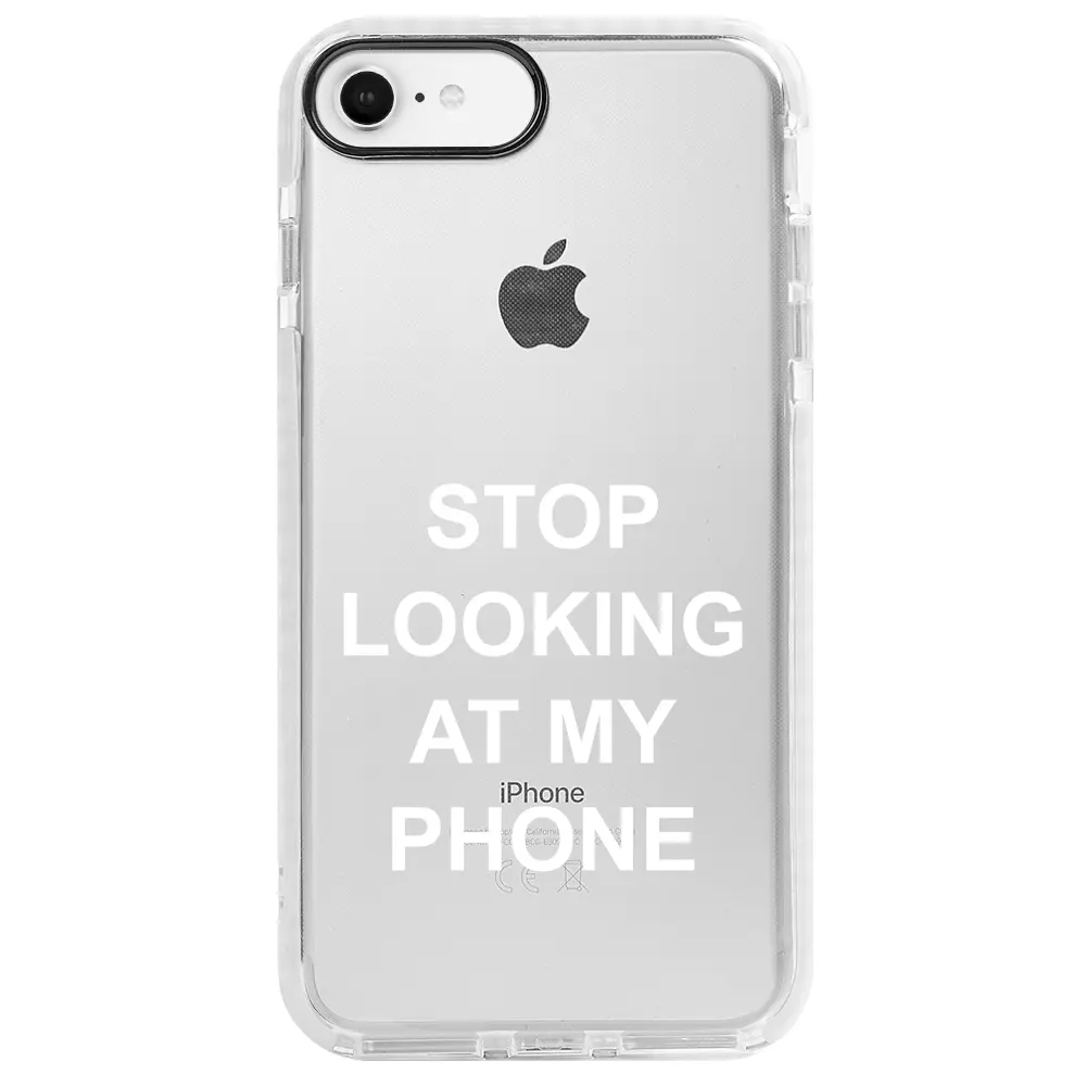 Apple iPhone 6S Beyaz Impact Premium Telefon Kılıfı - Stop Looking