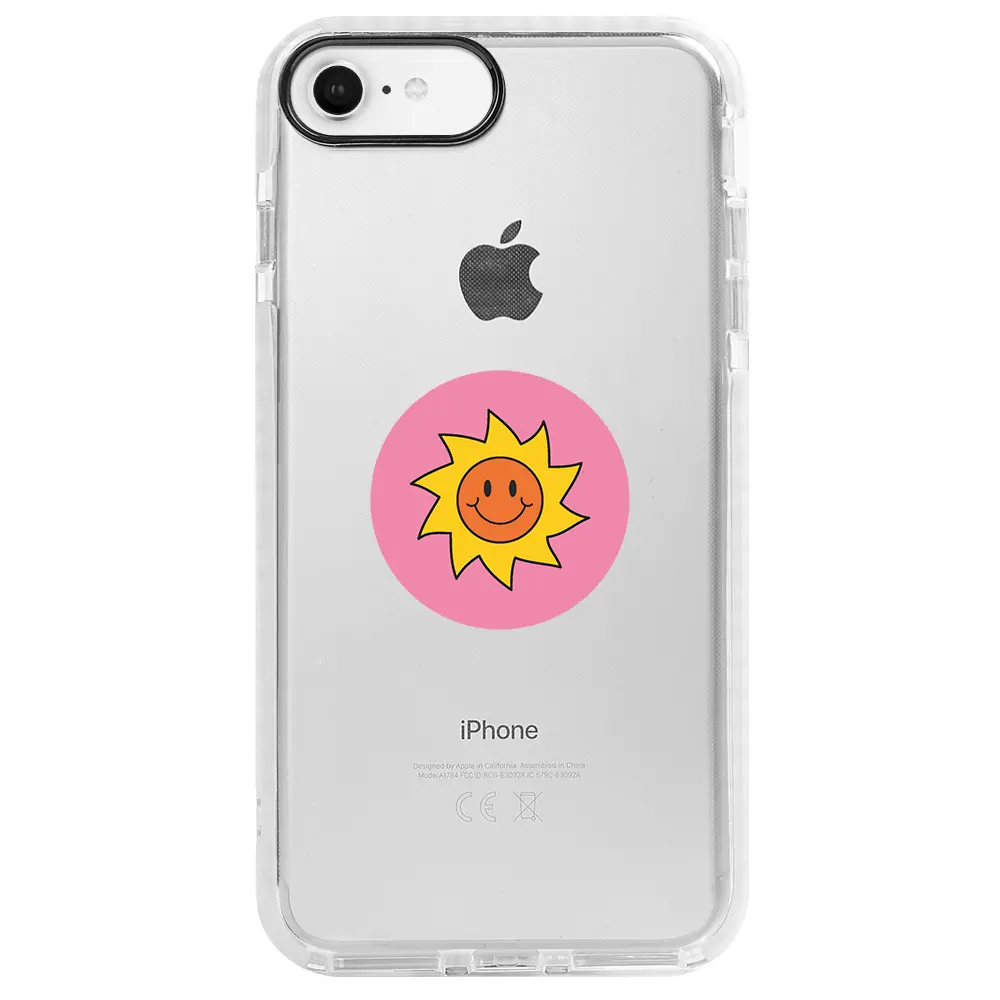 Apple iPhone 6S Beyaz Impact Premium Telefon Kılıfı - Sun