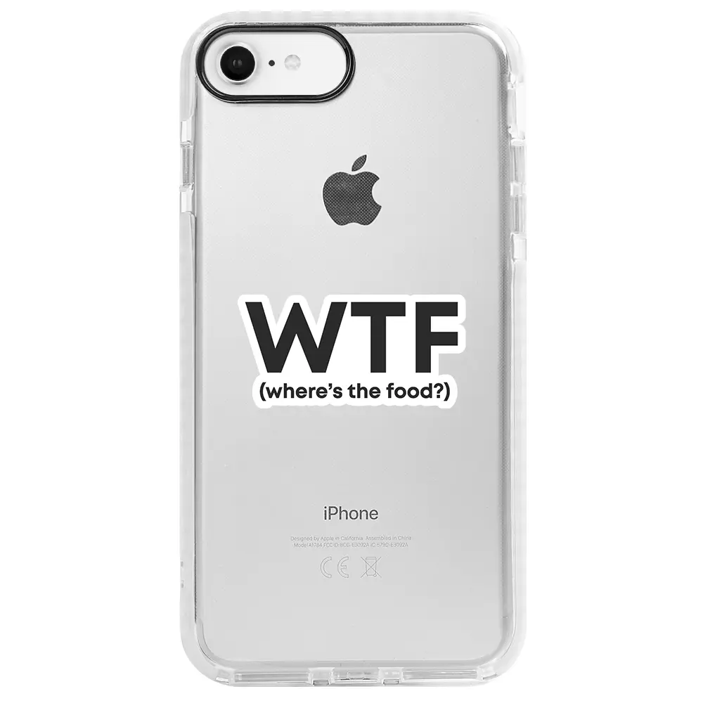 Apple iPhone 6S Beyaz Impact Premium Telefon Kılıfı - WTF