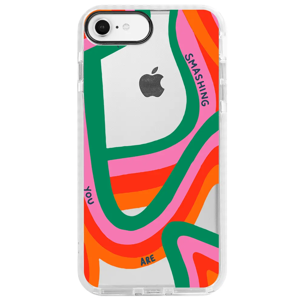 Apple iPhone 6S Beyaz Impact Premium Telefon Kılıfı - You are Colors