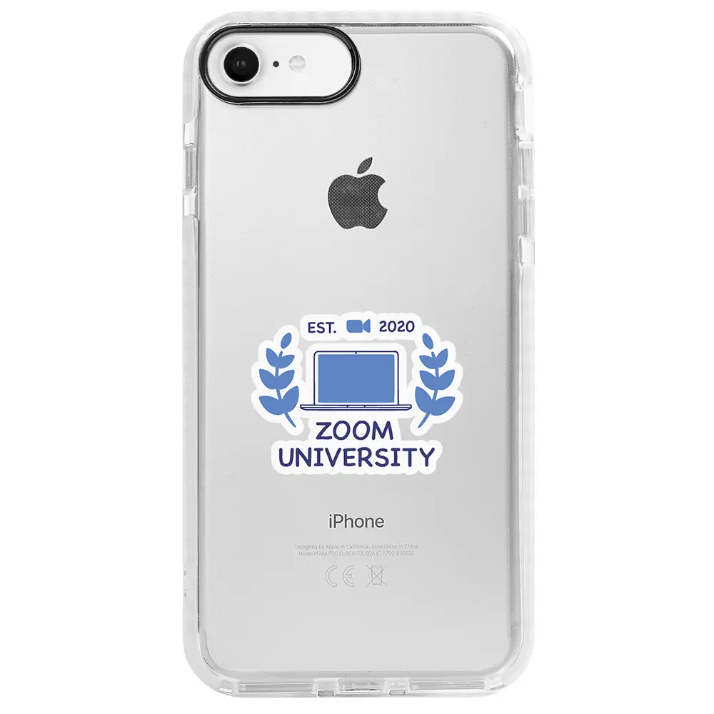 Apple iPhone 6S Beyaz Impact Premium Telefon Kılıfı - Zoom Üniversitesi