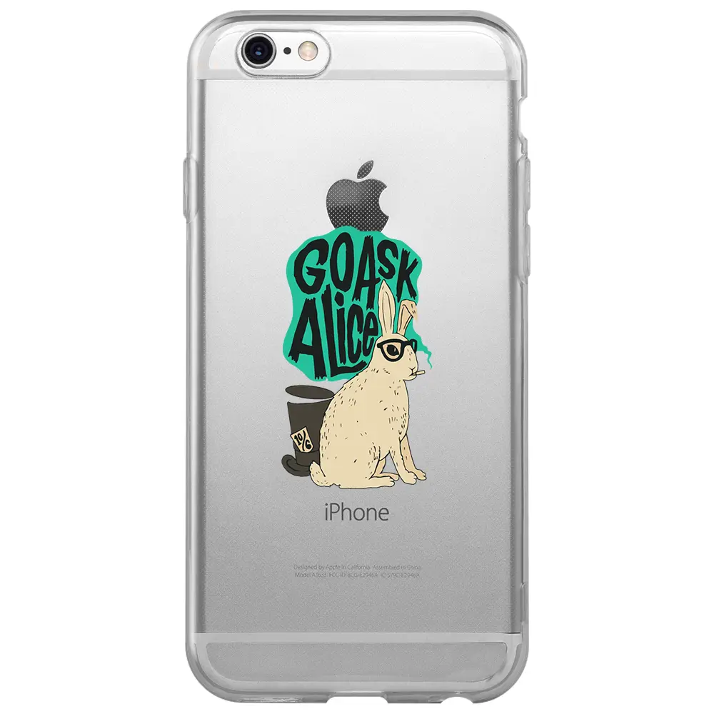 Apple iPhone 6S Şeffaf Telefon Kılıfı - Alice