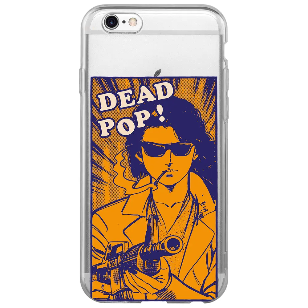 Apple iPhone 6S Şeffaf Telefon Kılıfı - Dead Pop