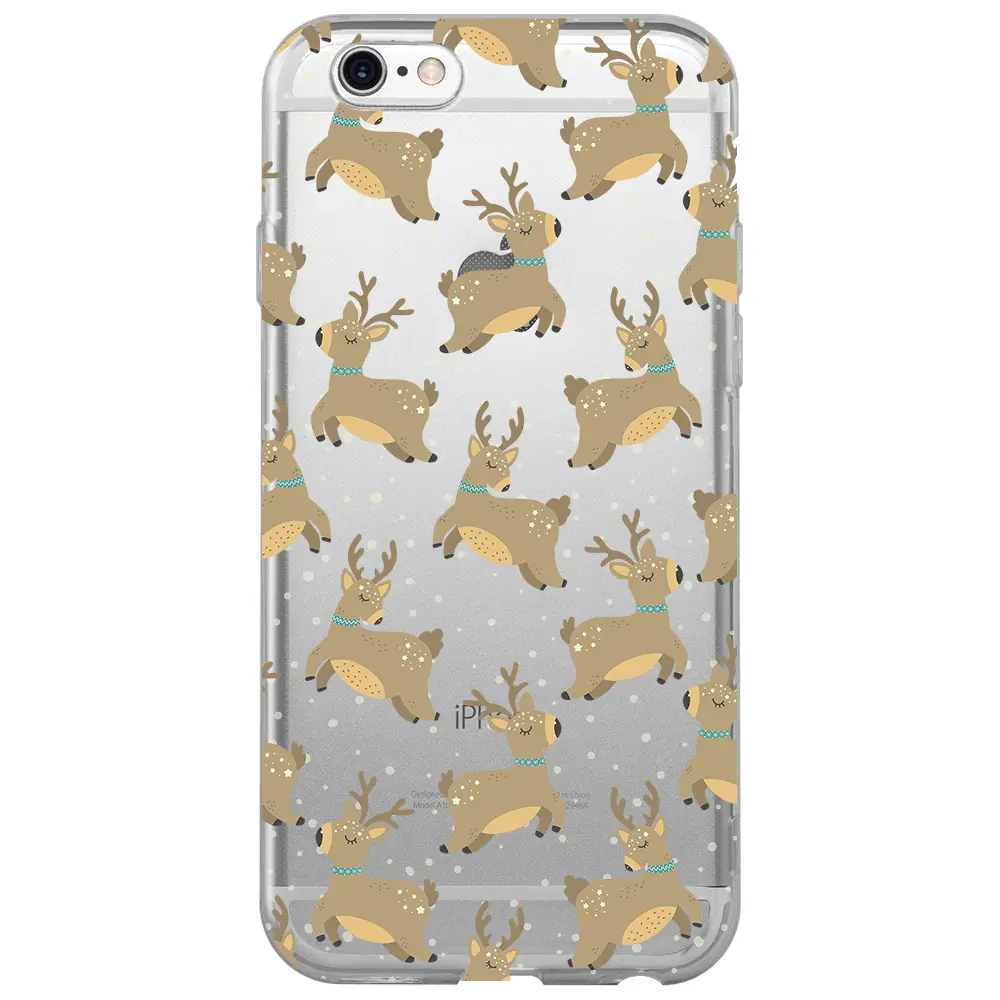 Apple iPhone 6S Şeffaf Telefon Kılıfı - Dear Deer