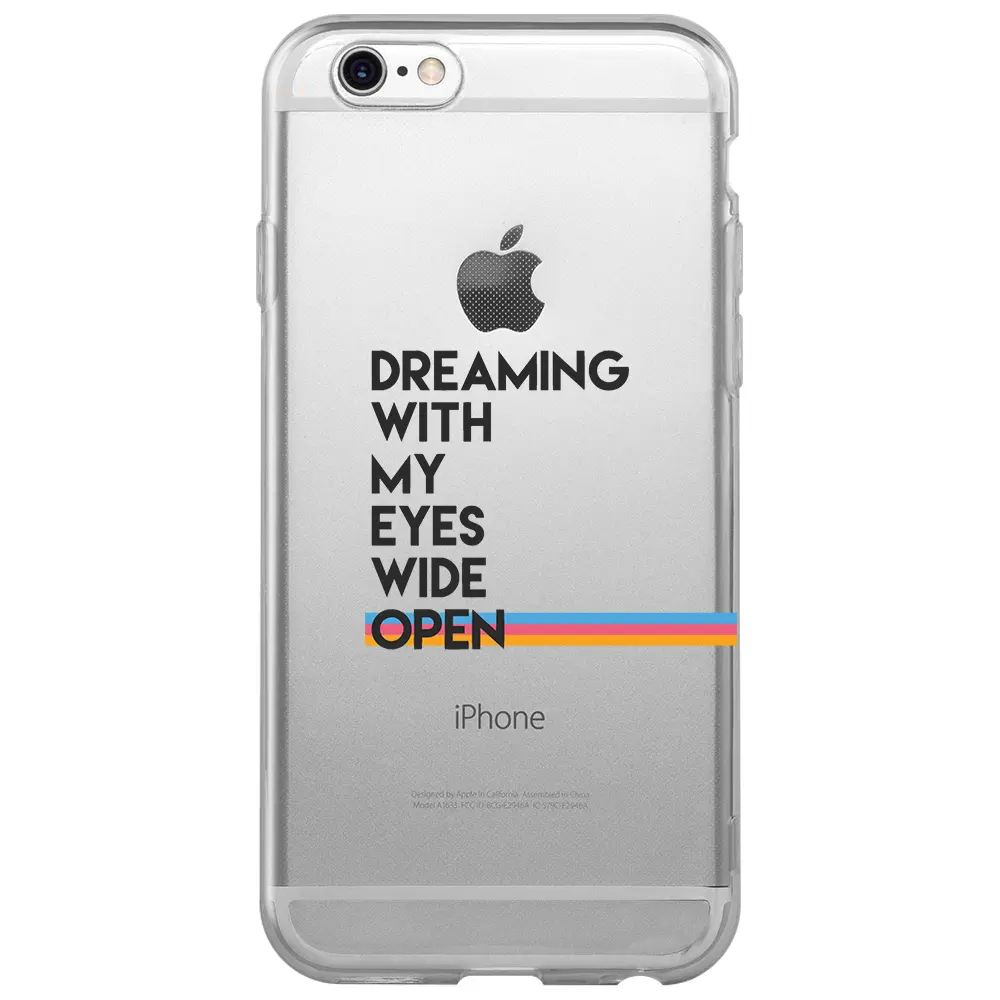 Apple iPhone 6S Şeffaf Telefon Kılıfı - Dreaming
