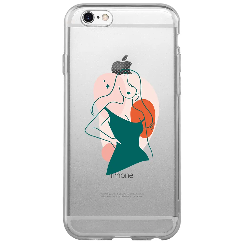 Apple iPhone 6S Şeffaf Telefon Kılıfı - Emilia